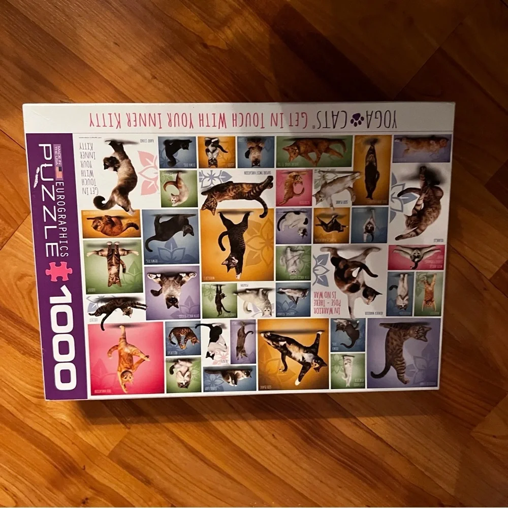 Yoga Cats Eurographics 1000 Piece Jigsaw Puzzle